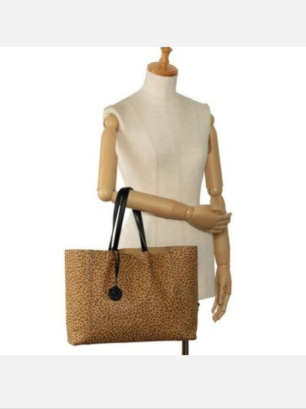 Sale🐆Bottega Veneta Mirage Intrecciato Leopard Leather Tote. - Picture 10 of 10